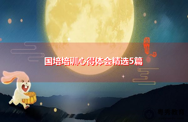 国培培训心得体会精选5篇