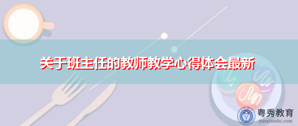关于班主任的教师教学心得体会最新