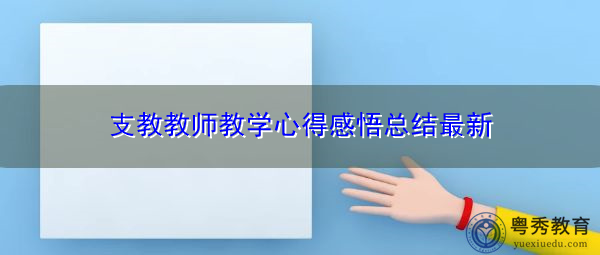 支教教师教学心得感悟总结最新