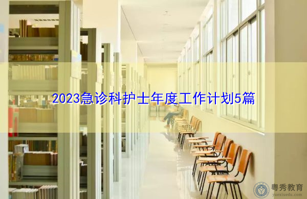2023急诊科护士年度工作计划5篇 2023急诊科护士年度工作计划5篇