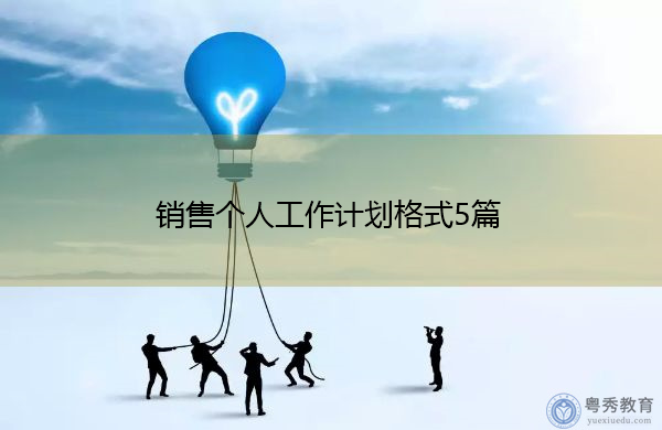 销售个人工作计划格式5篇