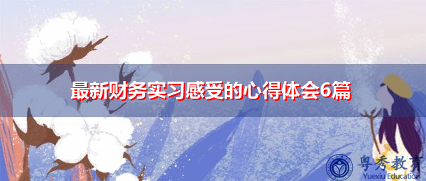 最新财务实习感受的心得体会6篇 最新财务实习感受的心得体会6篇