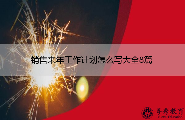 销售来年工作计划怎么写大全8篇 销售来年工作计划怎么写大全8篇