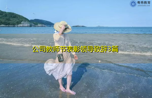 公司教师节表彰领导致辞3篇