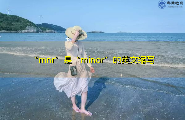 “mnr”是“minor”的英文缩写,意思是“少数的” “mnr”是“minor”的英文缩写,意思是“少数的”