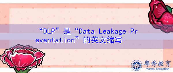 “DLP”是“Data Leakage Preventation”的英文缩写，意思是“数据泄漏预防”