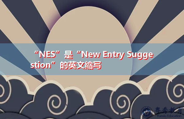 “NES”是“New Entry Suggestion”的英文缩写，意思是“新条目建议”