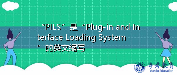 “PILS”是“Plug-in and Interface Loading System”的英文缩写，意思是“插件和接口加载系统”