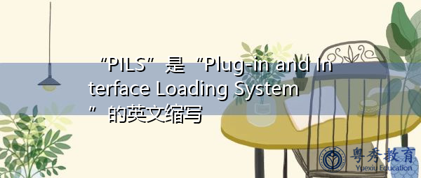 “PILS”是“Plug-in and Interface Loading System”的英文缩写，意思是“插件和接口加载系统”