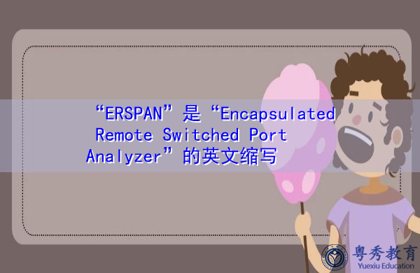 “ERSPAN”是“Encapsulated Remote Switched Port Analyzer”的英文缩写，意思是“封装式远程交换端口分析仪”