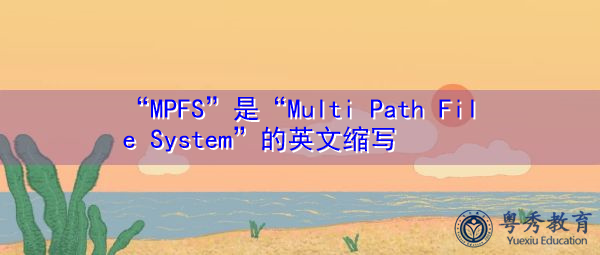 “MPFS”是“Multi Path File System”的英文缩写，意思是“多路径文件系统”