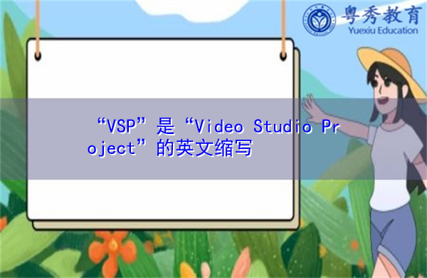 “VSP”是“Video Studio Project”的英文缩写，意思是“视频工作室项目”