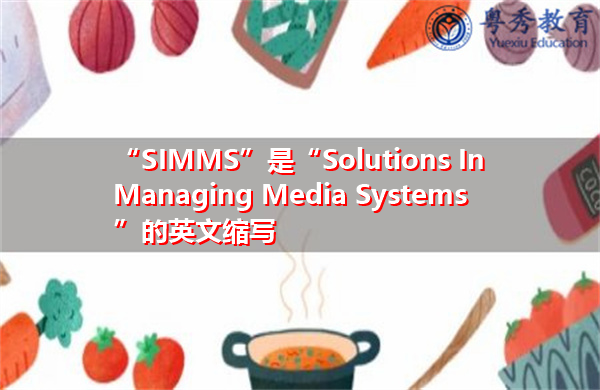 “SIMMS”是“Solutions In Managing Media Systems”的英文缩写，意思是“管理媒体系统的解决方案”