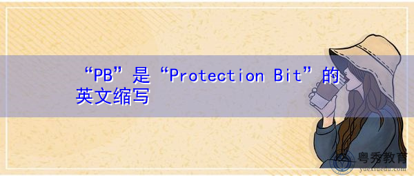 “PB”是“Protection Bit”的英文缩写，意思是“保护位”
