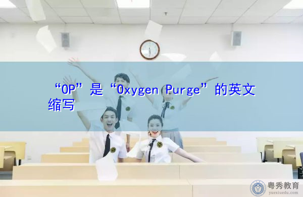 “OP”是“Oxygen Purge”的英文缩写,意思是“氧气净化” “OP”是“Oxygen Purge”的英文缩写,意思是“氧气净化”