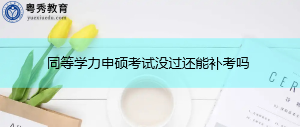 同等学力申硕考试没过还能补考吗