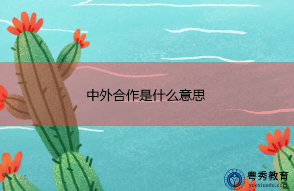 中外合作是什么意思 中外合作是什么意思