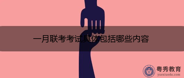 一月联考考试具体包括哪些内容