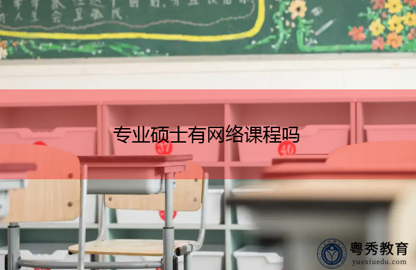 专业硕士有网络课程吗