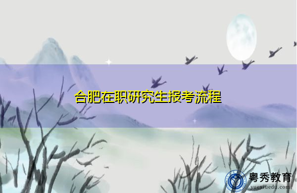 合肥在职研究生报考流程