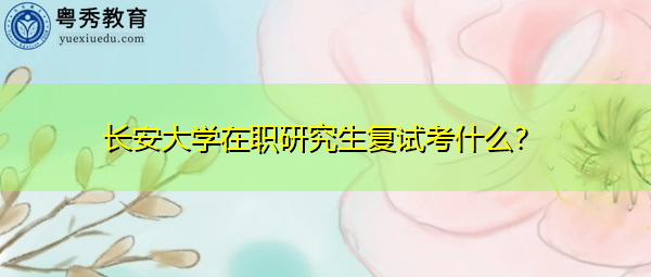 长安大学在职研究生复试考什么? 长安大学在职研究生复试考什么?