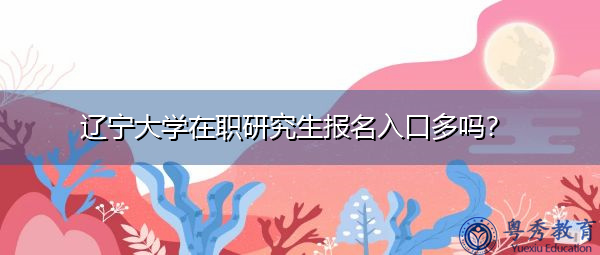 辽宁大学在职研究生报名入口多吗？