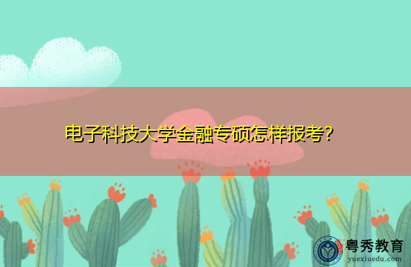 电子科技大学金融专硕怎样报考? 电子科技大学金融专硕怎样报考?