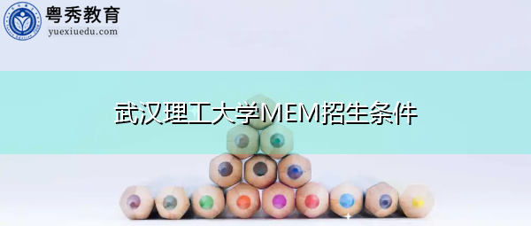 武汉理工大学MEM招生条件
