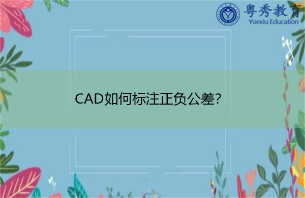 CAD如何标注正负公差？