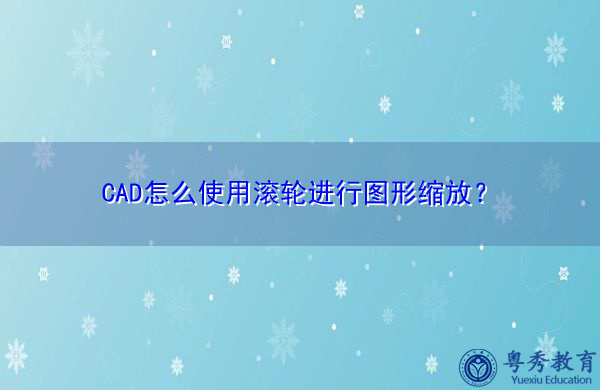 CAD怎么使用滚轮进行图形缩放? CAD怎么使用滚轮进行图形缩放?