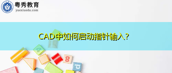 CAD中如何启动指针输入? CAD中如何启动指针输入?