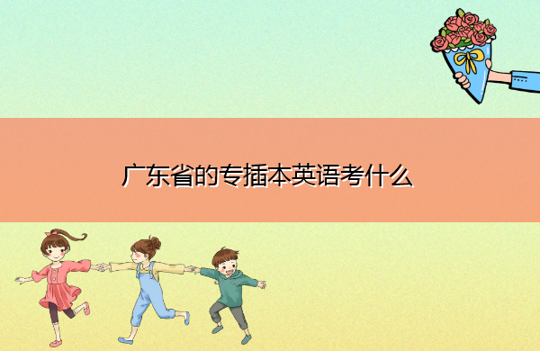 广东省的专插本英语考什么 广东省的专插本英语考什么