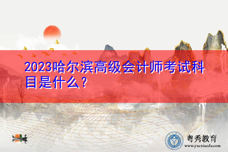 2023哈尔滨高级会计师考试科目是什么？